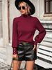 Maglione da donna pullover in tinta unita autunno e inverno