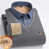 Maglione di lana lavorato a maglia da uomo